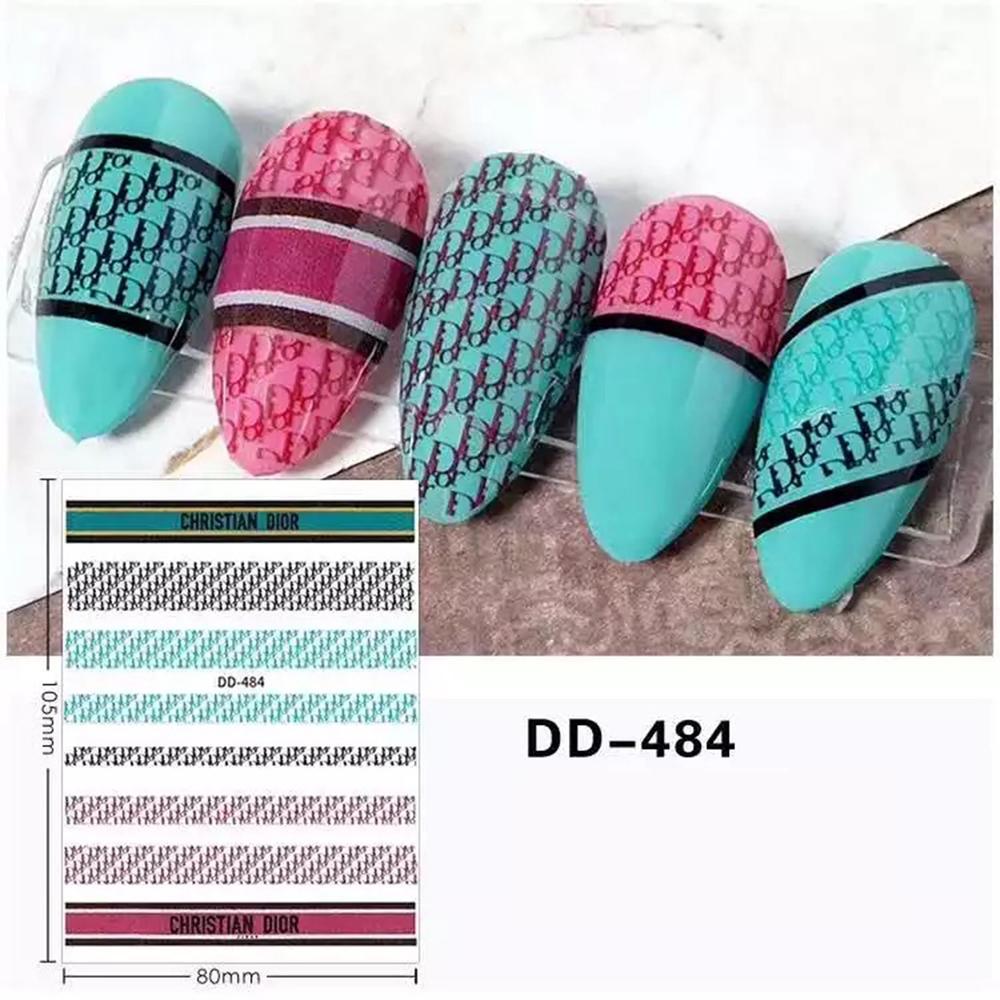 3D Nail Sticker DD484