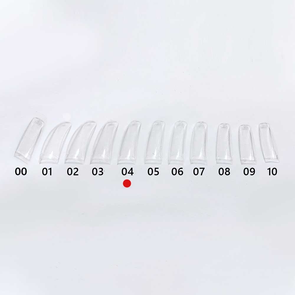 DND Clear Tip #4: 50pcs/bag