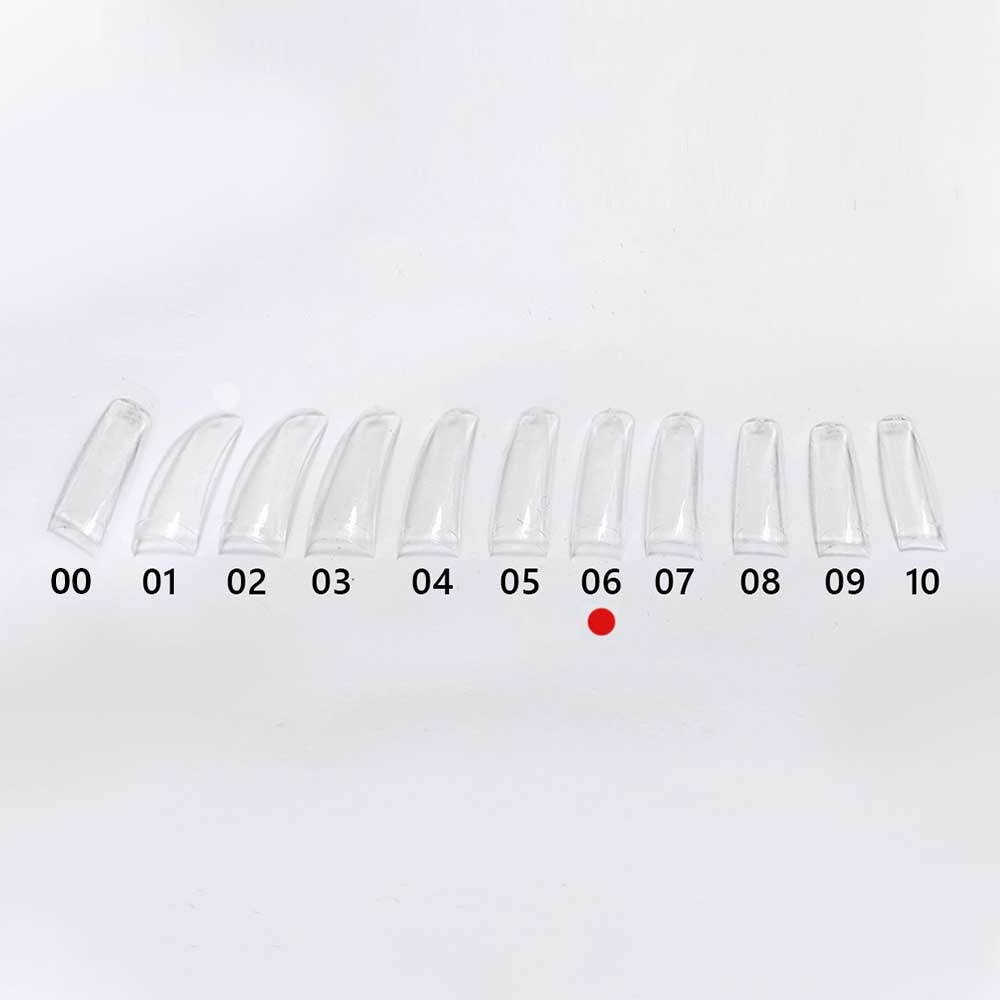 DND Clear Tip #6: 50pcs/bag