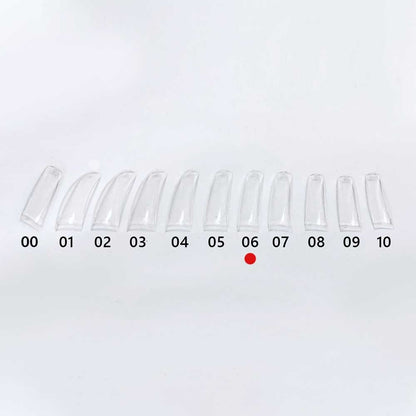 DND Clear Tip #6: 50pcs/bag