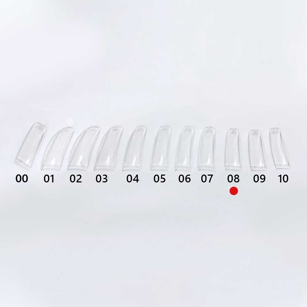 DND Clear Tip #8: 50pcs/bag