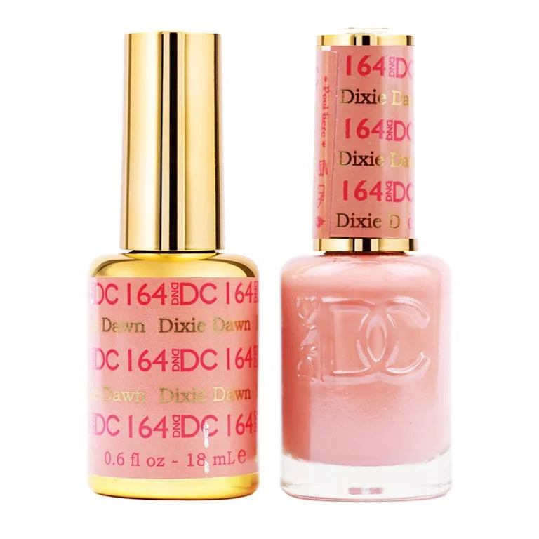 DND DC 164 Dixie Dawn - DND DC Gel Polish & Matching Nail Lacquer Duo Set