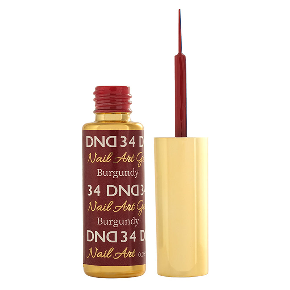 DND 34 Burgundy - Line Art Gel