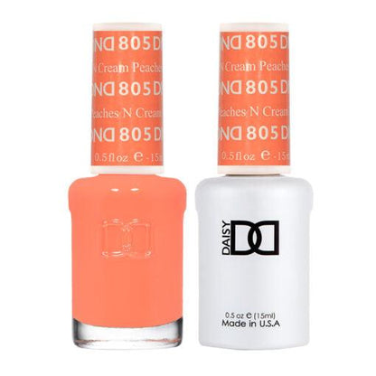 DND 805 - DND Gel Polish & Matching Nail Lacquer Duo Set - 0.5oz