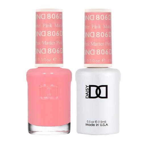 DND 806 - DND Gel Polish & Matching Nail Lacquer Duo Set - 0.5oz