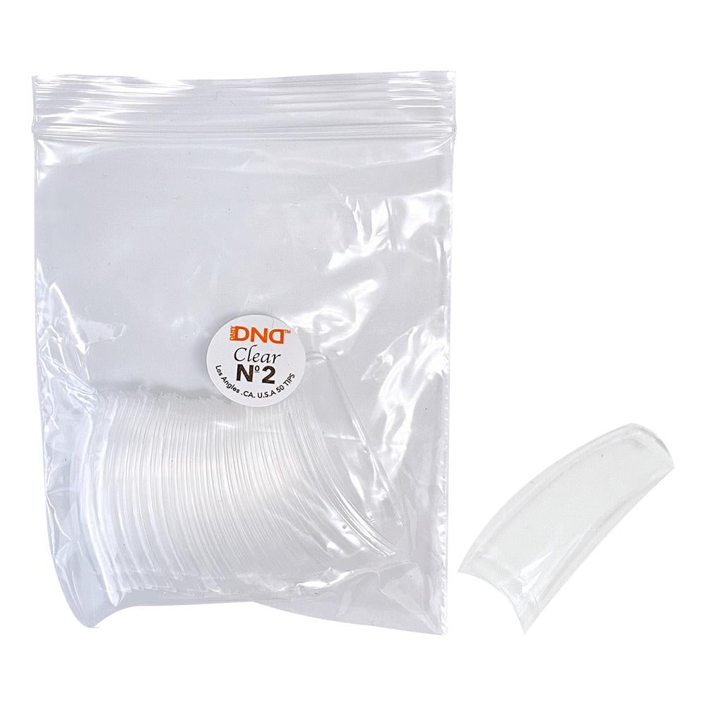 DND Clear Tip #2: 50pcs/bag