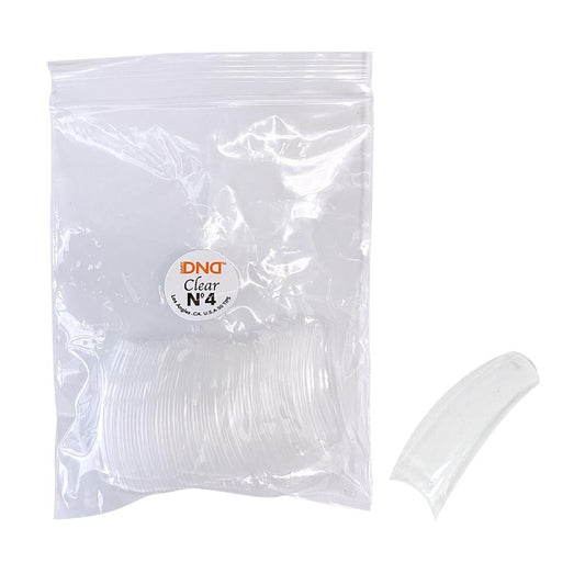 DND Clear Tip #4: 50pcs/bag