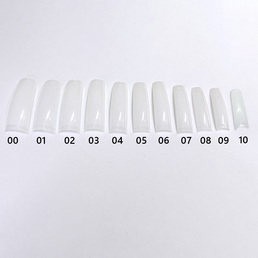 DND Natural Tip Set of 11 Sizes: #0,1,2,3,4,5,6,7,8,9,10