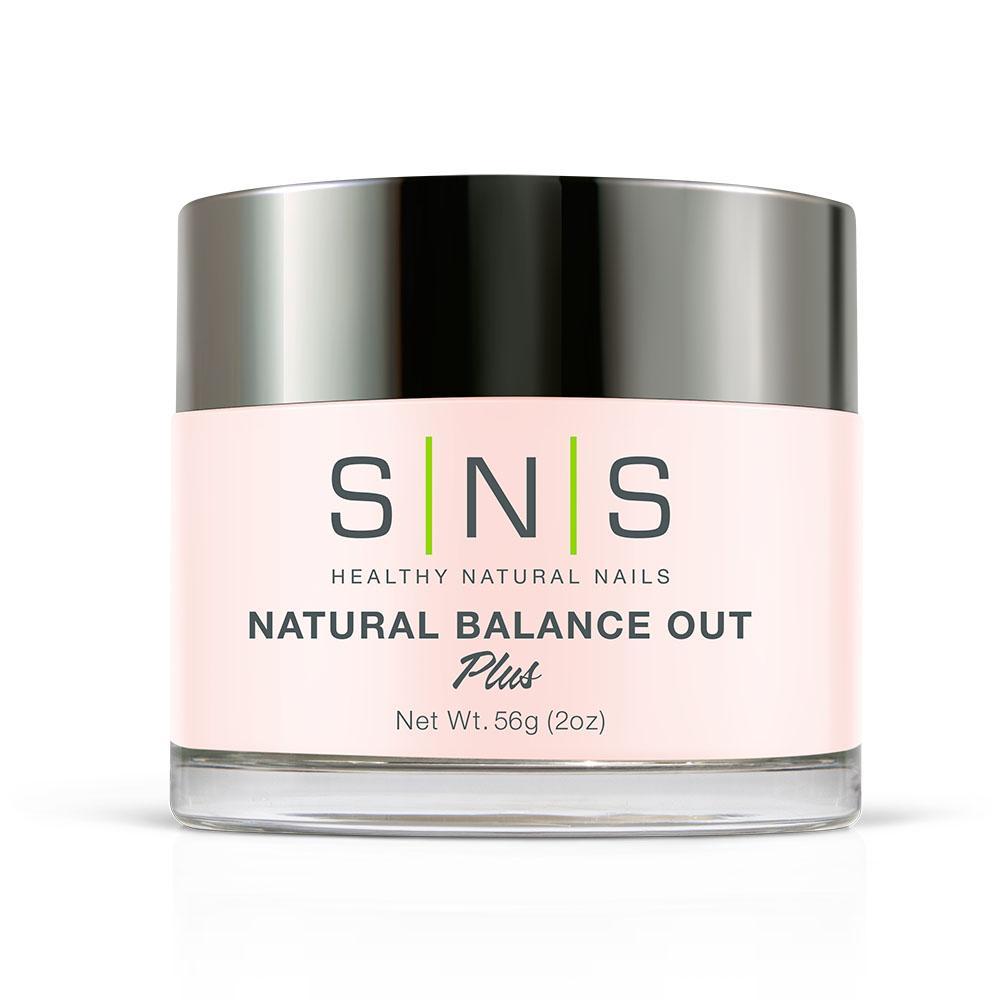 SNS Natural Balance Out Dipping Power Pink & White - 2 Oz