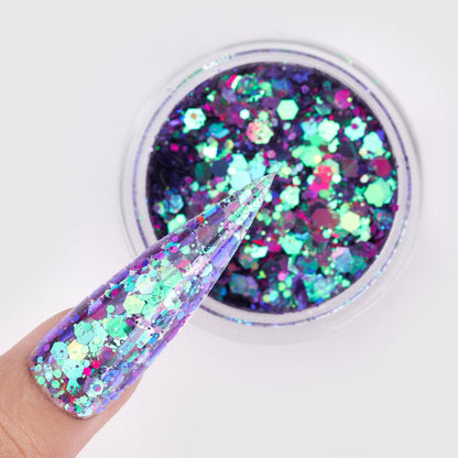 LDS Fairytale Glitter Nail Art - FT05 - Magic Show - 0.5 oz