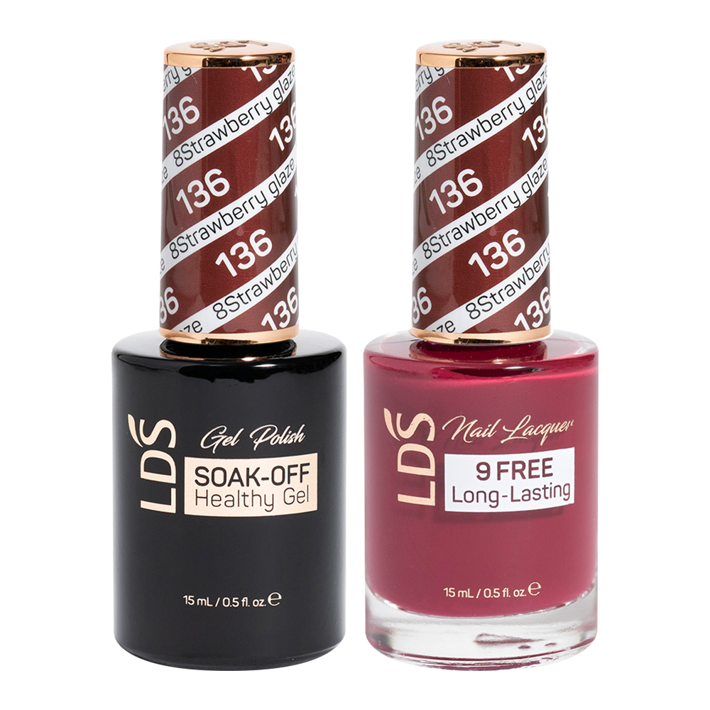 LDS Holiday Gift Bubdle: 7 Gel Polishes, 1 Base Gel, 1 Top Gel - 056, 084, 042, 032, 140, 136, 003