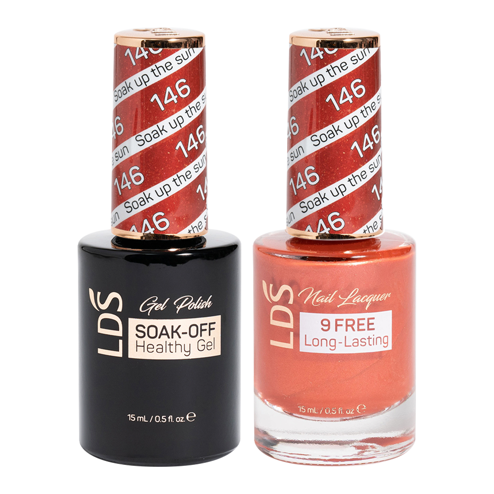 LDS Holiday Gift Bubdle: 7 Gel Polishes, 1 Base Gel, 1 Top Gel - 143, 145, 142, 072, 147, 146, 089