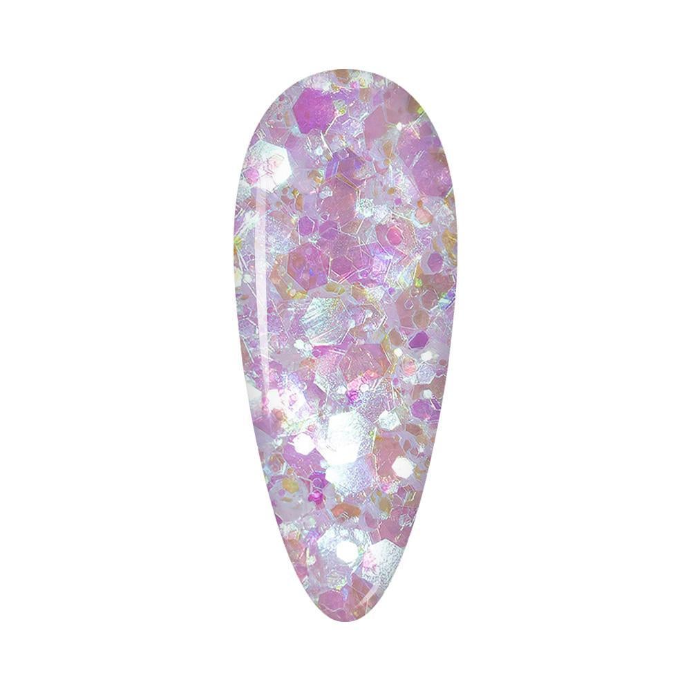 LDS Holographic Chunky Glitter Nail Art - DGL01 0.5 oz