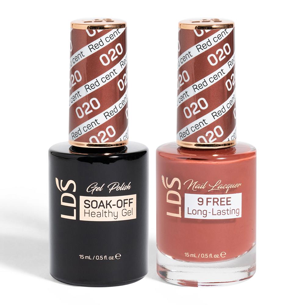 LDS Holiday Gift Bubdle: 4 Gel Polishes, 1 Base Gel, 1 Top Gel - 017 020 021 022