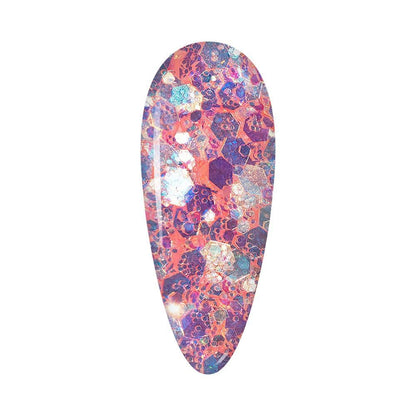 LDS Holographic Chunky Glitter Nail Art  -DGL02 0.5 oz