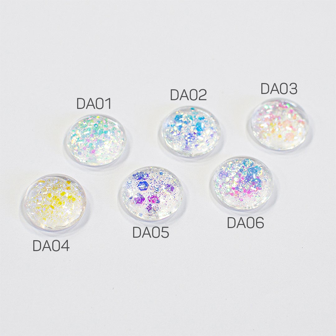LDS Dazzle Glitter Nail Art (6 colors): DA01 - DA06 - 0.5 oz