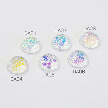 LDS Dazzle Glitter Nail Art  - DA06 - Mermaid Tale - 0.5 oz