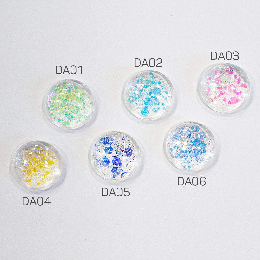 LDS Dazzle Glitter Nail Art  - DA03 - Candy Coated - 0.5 oz