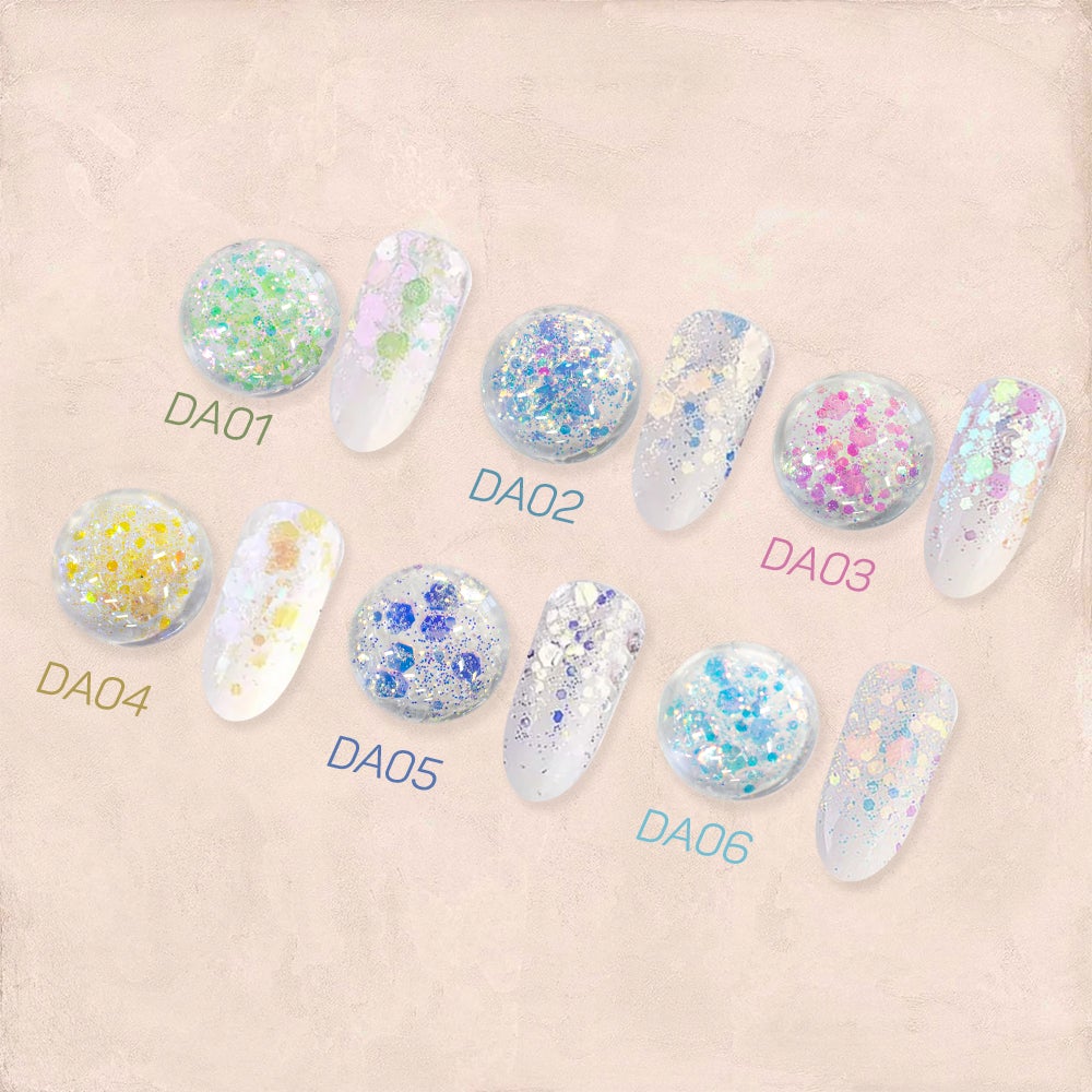 LDS Dazzle Glitter Nail Art - DA05 - Disco Lady - 0.5 oz