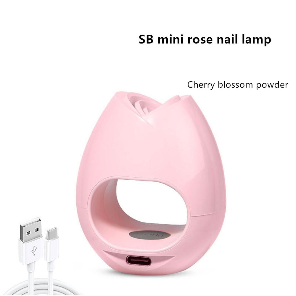 USB Sun Lamp UV LED Therapy Machine Mini Rose Professional Quick-drying Nail Polish Nail Lamp