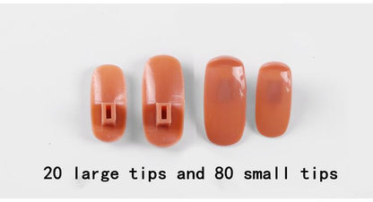 Fake Flexible Movable Nail Training Silicone Practice Fake Hand For Acrylic Nails