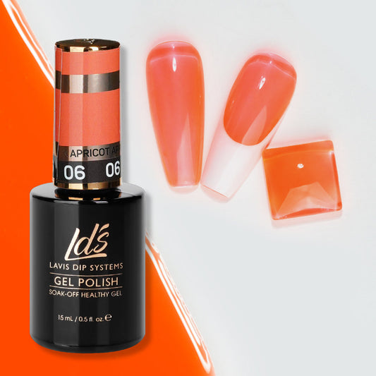 LDS 06 Apricot Appeal - Gel Polish 0.5 oz - Jelly Nude