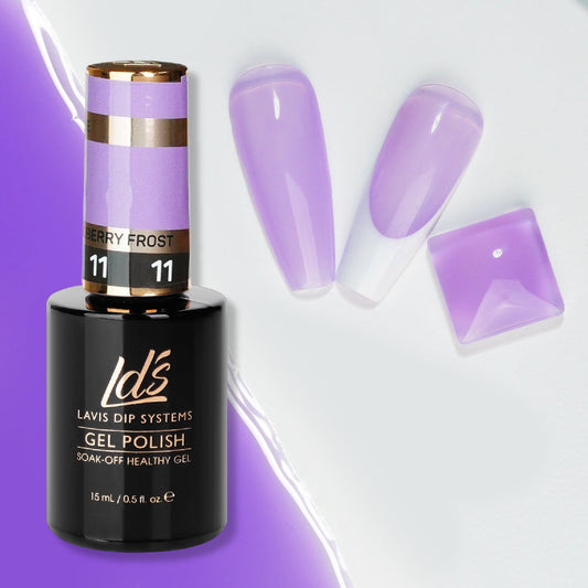 LDS 11 Mulberry Frost - Gel Polish 0.5 oz - Jelly Nude