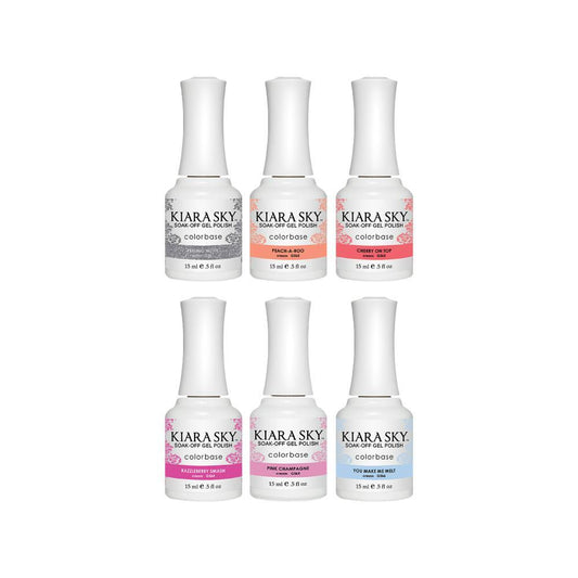 Kiara Sky Ice Cream Parlour Gel Collection (06 Colors): 561, 562, 563, 564, 565, 566