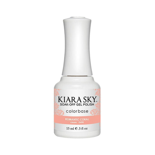 Kiara Sky Gel Color - 490 Romantic Coral 0.5oz