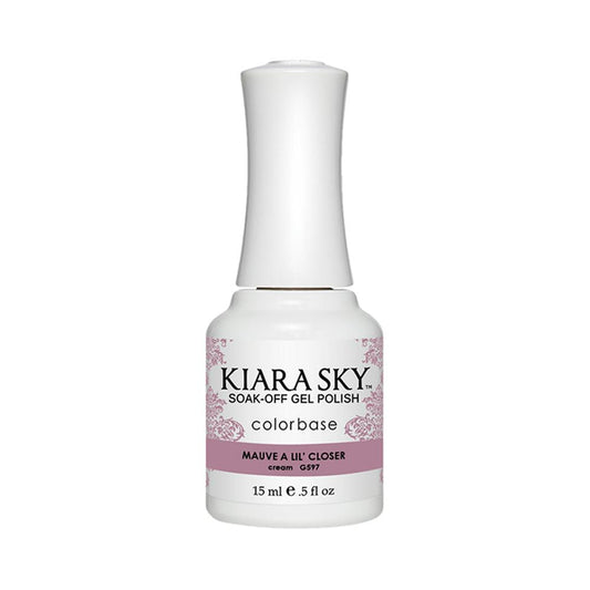 Kiara Sky Gel Color - 597 Mauve A Lil' Closer 0.5oz