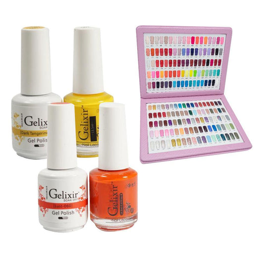 Gelixir Kit 180 Colors - Gel Nail Polish 0.5 oz