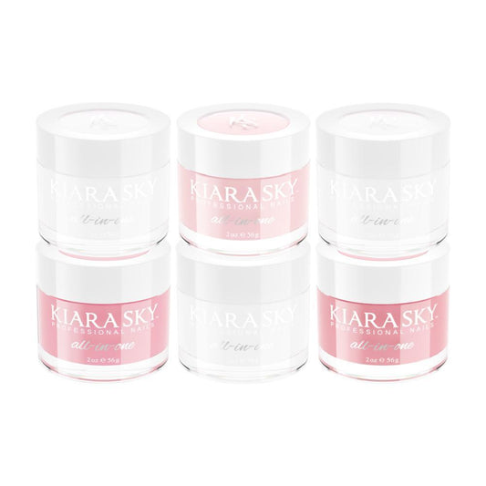 Kiara Sky All-In-One Pink & White Kit ( 6 colors)