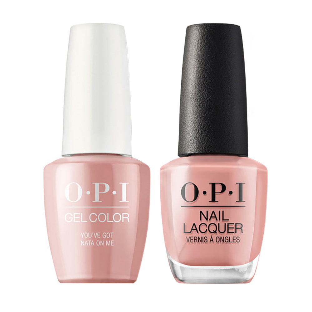 OPI L17 You've Got Nata On Me - Gel Polish & Matching Nail Lacquer Duo Set 0.5oz