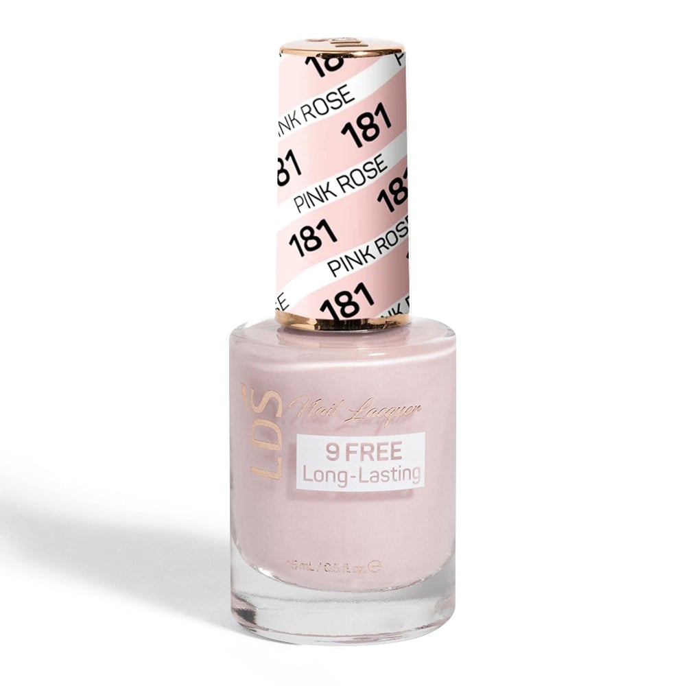 LDS 181 Pink Rose - LDS Healthy Nail Lacquer 0.5oz