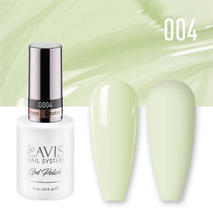 LAVIS 004 Smokey Green - Gel Polish 0.5oz