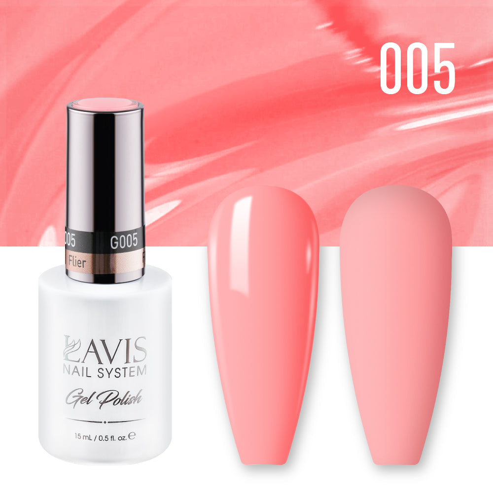 LAVIS 005 Flier - Gel Polish & Matching Nail Lacquer Duo Set - 0.5oz