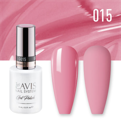 LAVIS 015 Bologna Sandwich - Gel Polish & Matching Nail Lacquer Duo Set - 0.5oz