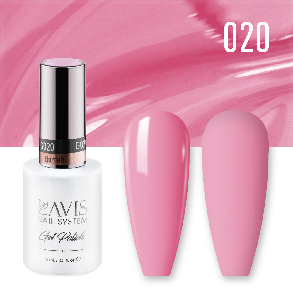 LAVIS 020 Borrah - Gel Polish & Matching Nail Lacquer Duo Set - 0.5oz