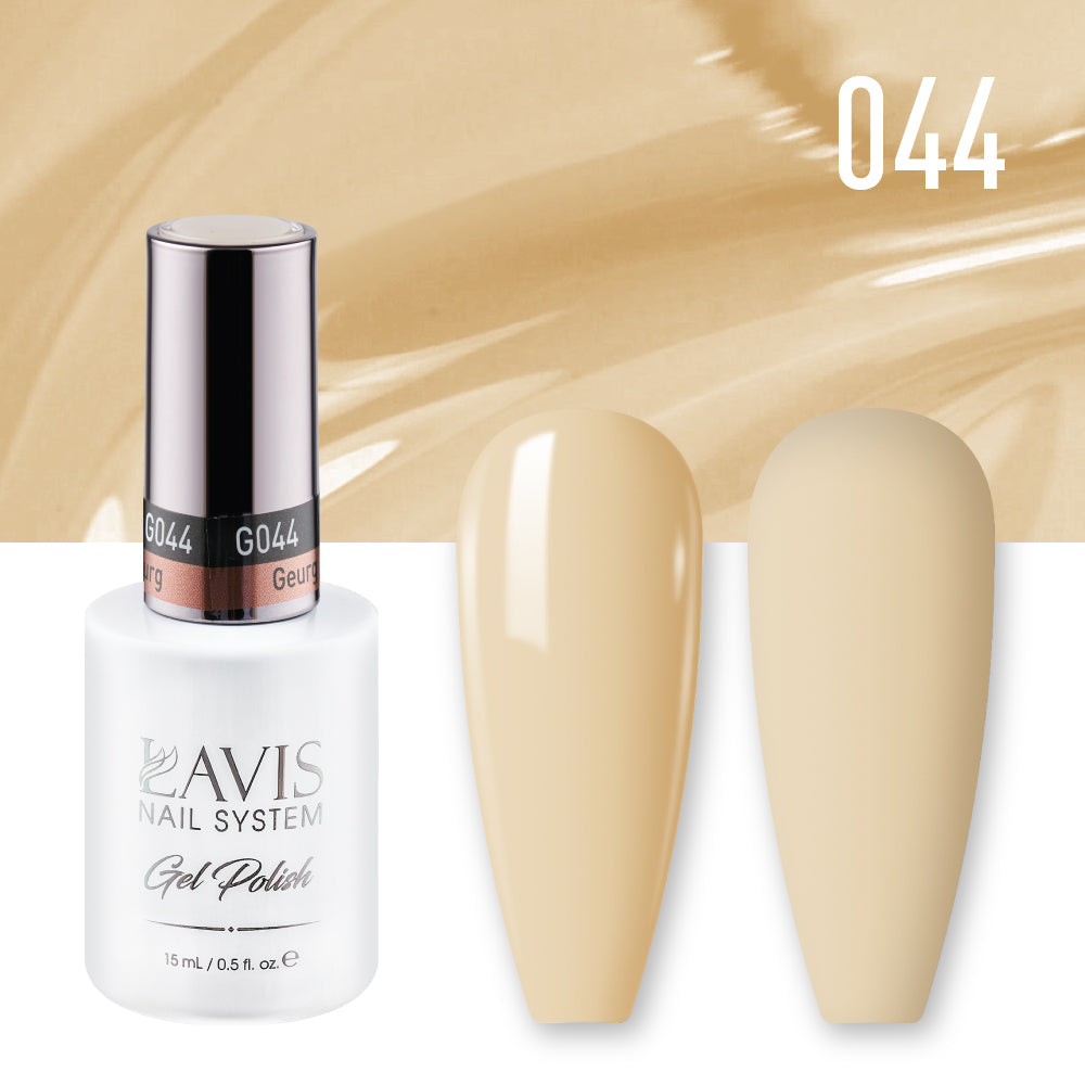 LAVIS 044 Geurg - Gel Polish & Matching Nail Lacquer Duo Set - 0.5oz