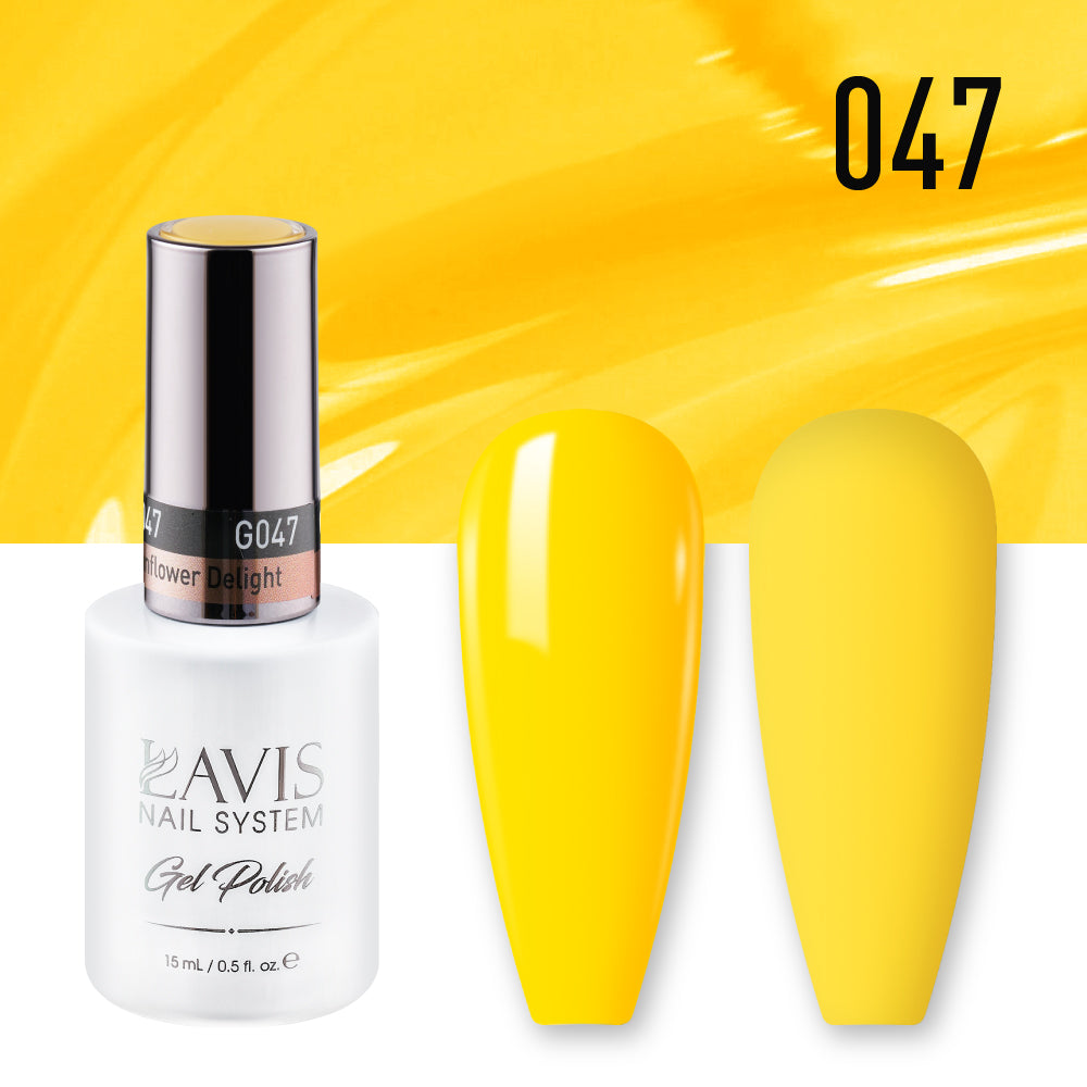 LAVIS 047 Sunflower Delight - Gel Polish 0.5oz