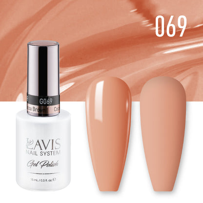 LAVIS 069 Cocoa Brown - Gel Polish 0.5oz