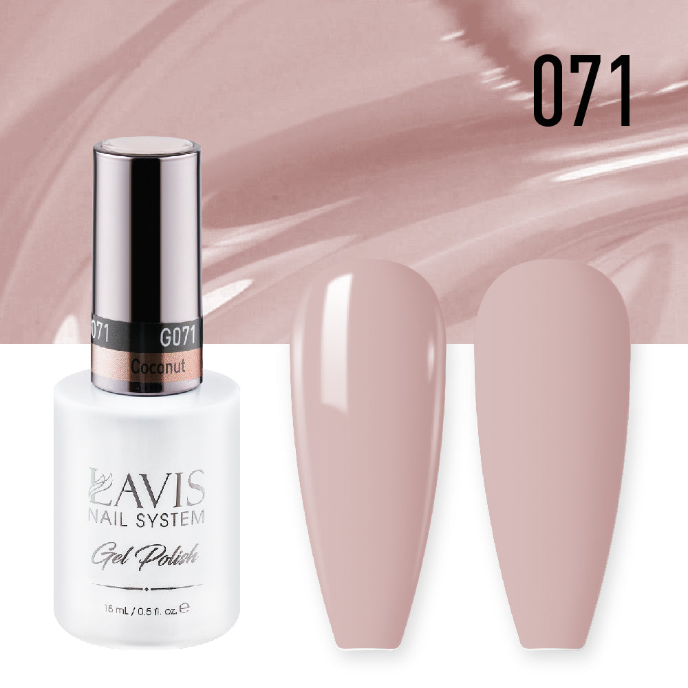 LAVIS 071 Coconut - Gel Polish 0.5oz