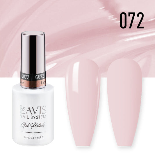 LAVIS 072 Lace - Gel Polish & Matching Nail Lacquer Duo Set - 0.5oz