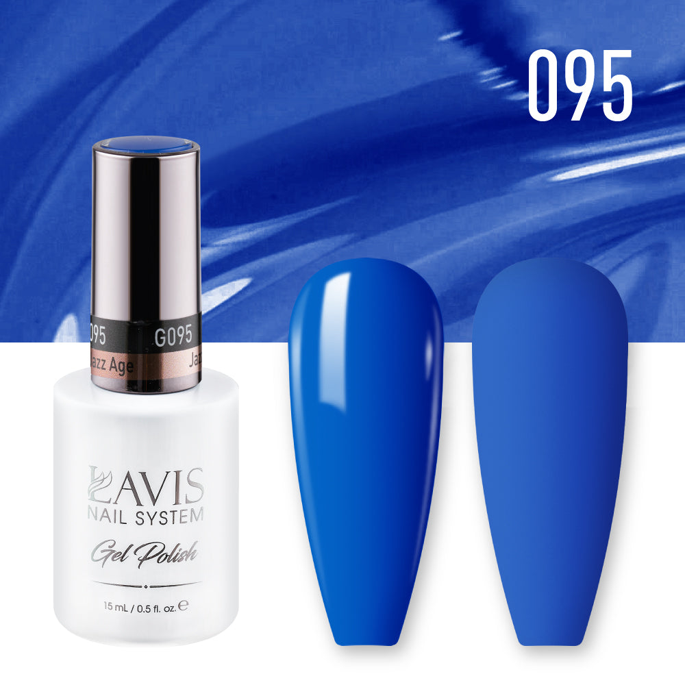 LAVIS 095 Jazz Age - Gel Polish & Matching Nail Lacquer Duo Set - 0.5oz