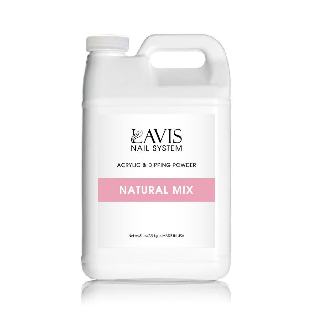 LAVIS Natural Mix - Acrylic & Dipping Powder - 80oz