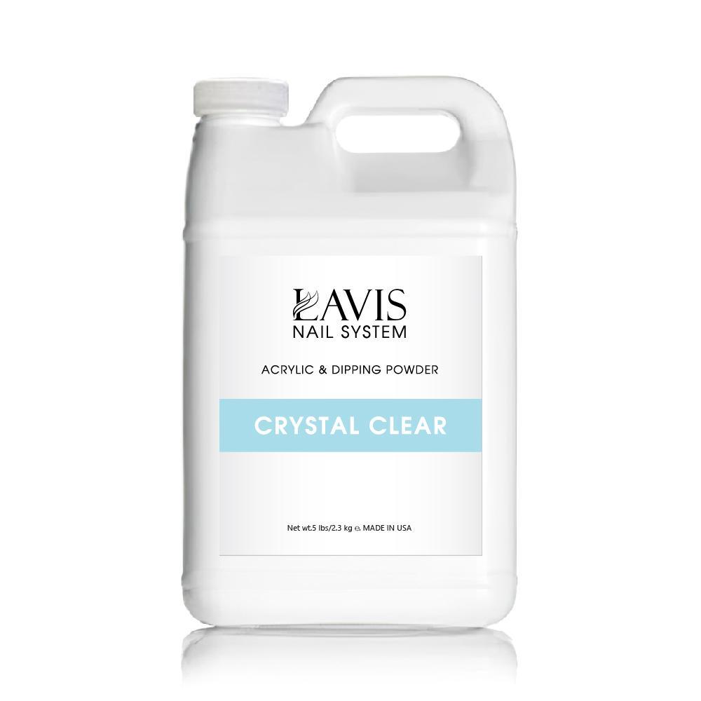 LAVIS Crystal Clear - Acrylic & Dipping Powder - 80oz