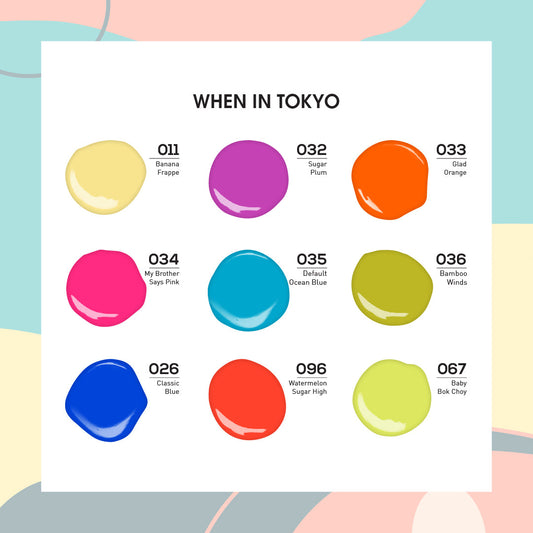 WHEN IN TOKYO - Lavis Holiday Nail Lacquer Collection: 011; 026; 032; 033; 034; 035; 036; 067; 096