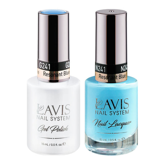 LAVIS 241 Whiskey - Gel Polish & Matching Nail Lacquer Duo Set - 0.5oz