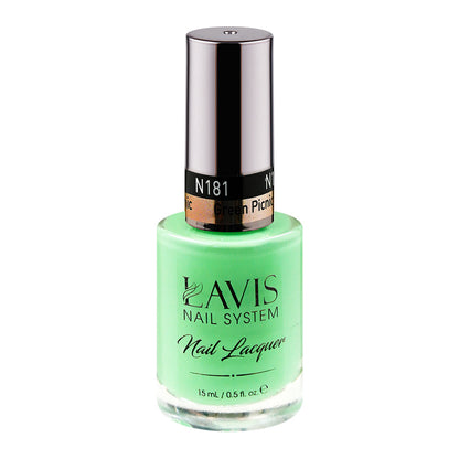 LAVIS 181 Green Picnic - Nail Lacquer 0.5 oz