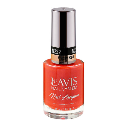 LAVIS 222 Gypsy Red - Nail Lacquer 0.5 oz